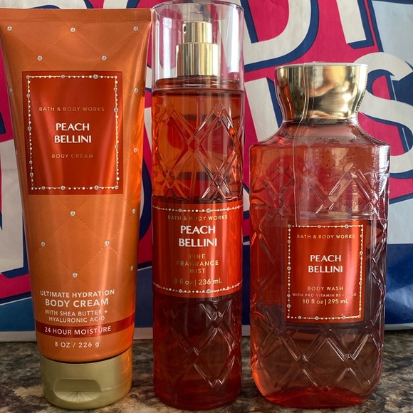 Bath & Body Works | Bath & Body | Bath Body Works Peach Bellini Set ...